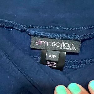 Slimsation navy pants